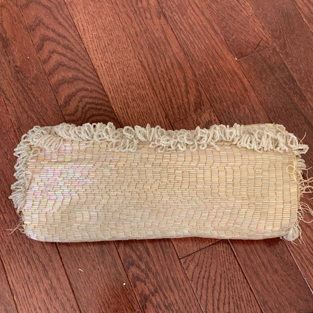 Vintage Italian Koret sequin beaded purse Bag w/attached coin purse ASIS clutch
